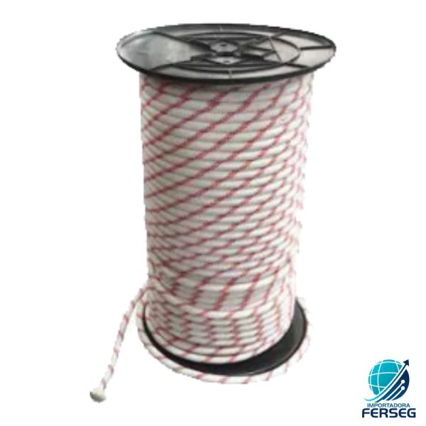 Cuerda estática 13 mm blanco-negro hg 12a13