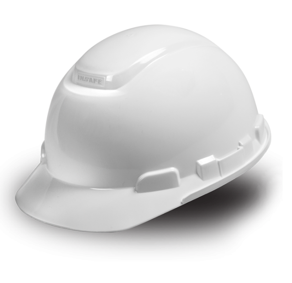 CASCO DE SEGURIDAD DIELECTRICO CON RATCHET REF. IN-1406-R MARCA INSAFE